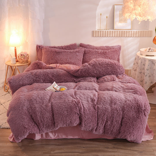 Luxury Thick Fleece Duvet Cover