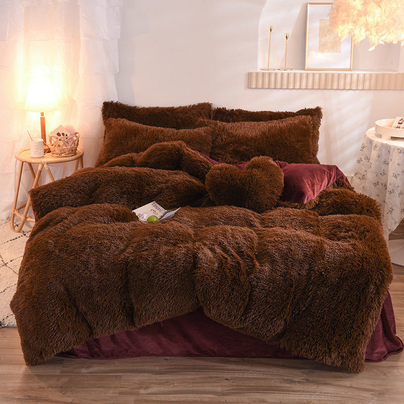 Luxury Thick Fleece Duvet Cover