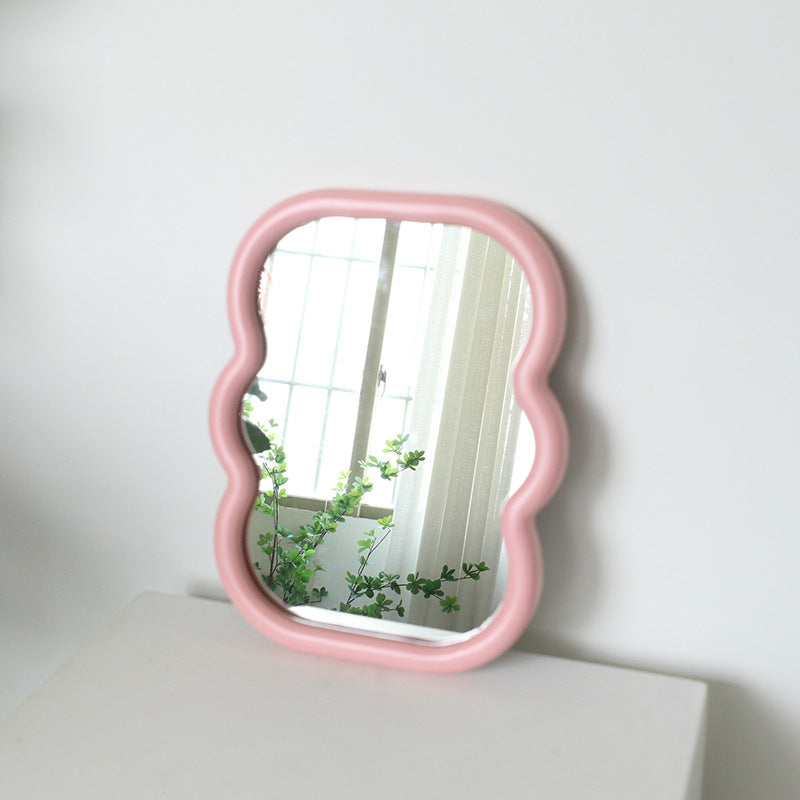 Solid Wood Makeup Mirror Vanity Bedroom Decoration