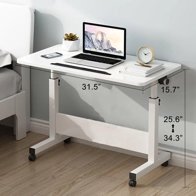 Rolling Adjustable Desk Portable Laptop Cart