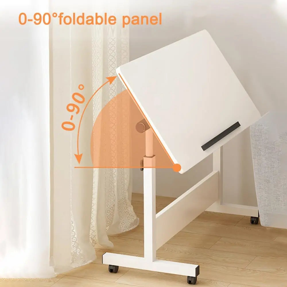 Rolling Adjustable Desk Portable Laptop Cart