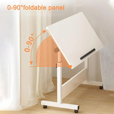 Rolling Adjustable Desk Portable Laptop Cart