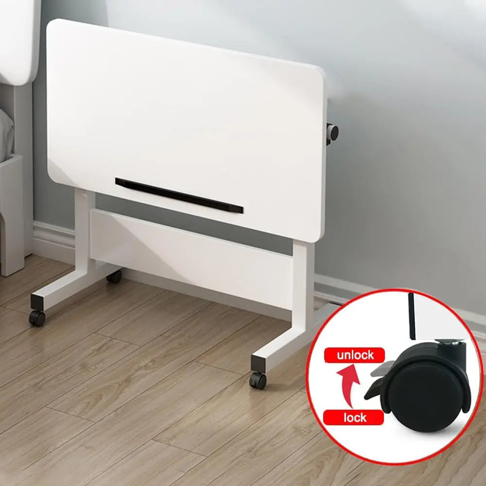 Rolling Adjustable Desk Portable Laptop Cart