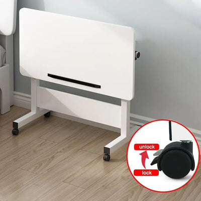 Rolling Adjustable Desk Portable Laptop Cart