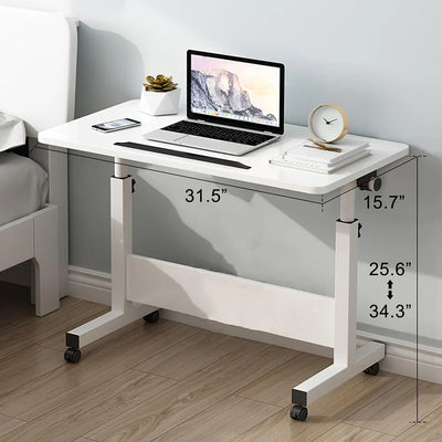 Rolling Adjustable Desk Portable Laptop Cart